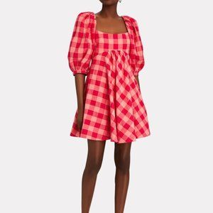 Acler Perry Plaid Mini Dress